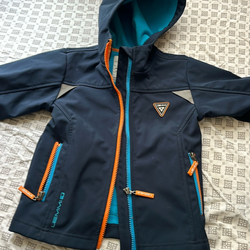 Lemmi kids Blue Jacket. Fleece lined. Beautiful piece for either boys or girls.